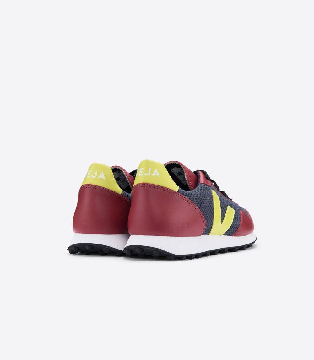 Veja Trainers Mens Red/Navy - Sdu Hexa Hexamesh Nautico - YGPB-52039